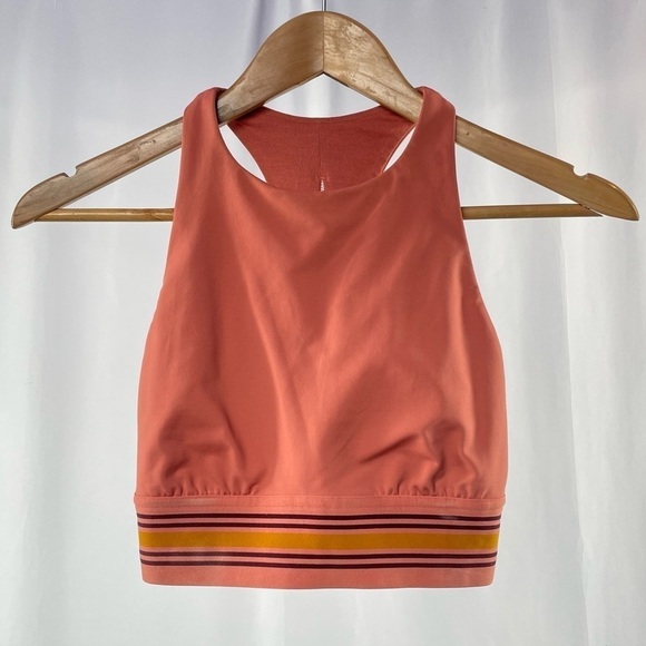 Lululemon x Roksanda My Element Bra in Rustic Coral Garnet Fools Gold Size 2 - Picture 6 of 11